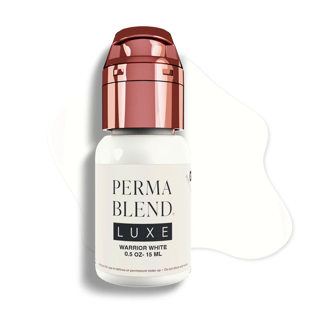 Areola Pigment – Perma Blend LUXE Warrior White 15ml | Areola Color Pigment, SPMU Areola Tattoo Ink, Medical Tattooing Pigment, Nipple Areola Restoration Ink