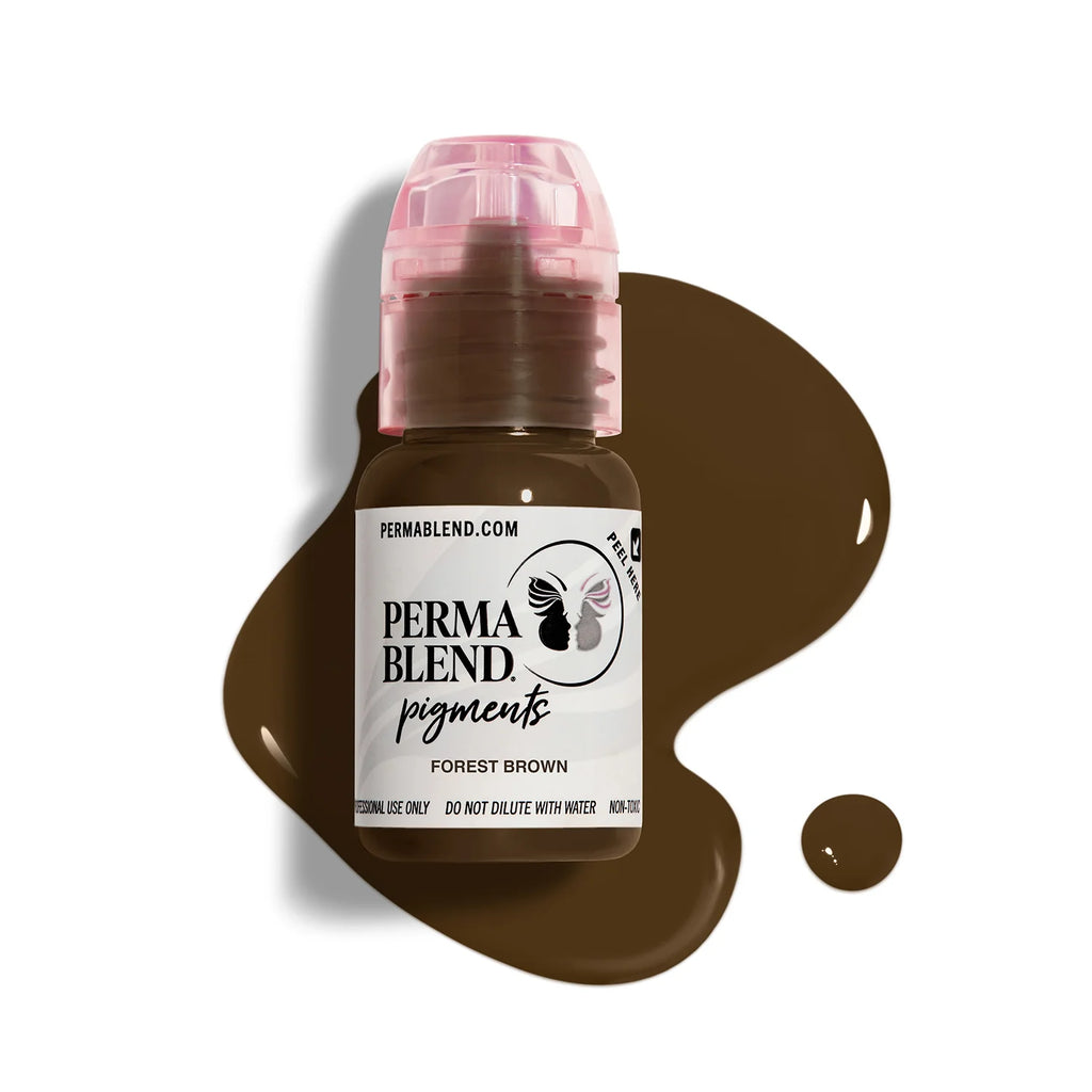 Eyebrow Pigment Set – Perma Blend Signature Eyebrow Set 8x15ml | Professional PMU Brow Pigments for Permanent Makeup, Brow Tattooing & Cosmetic Tattoo Artists