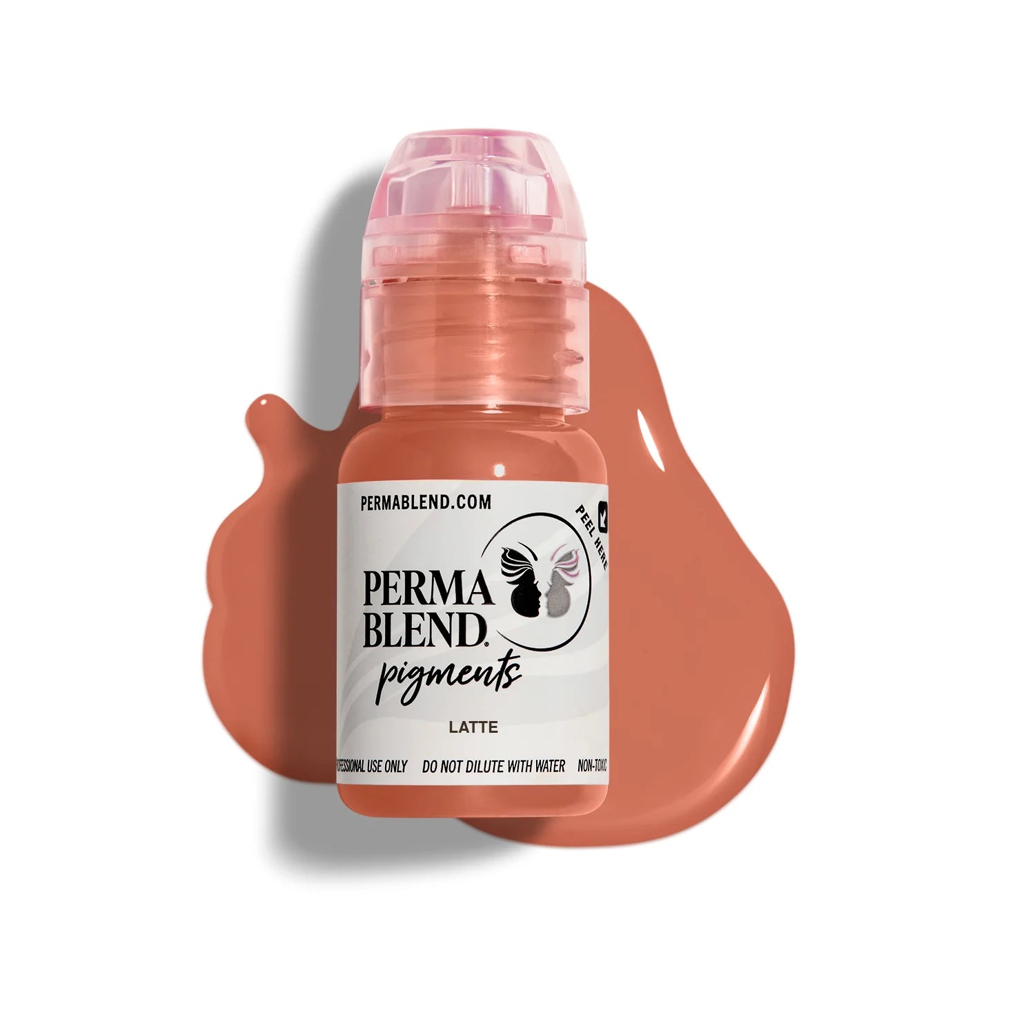 Lip Pigment – Perma Blend Latte 15ml | Professional PMU Lip Tattoo Pigment for Lip Blush, Cosmetic Tattooing, Aquarelle Lips & SPMU Applications