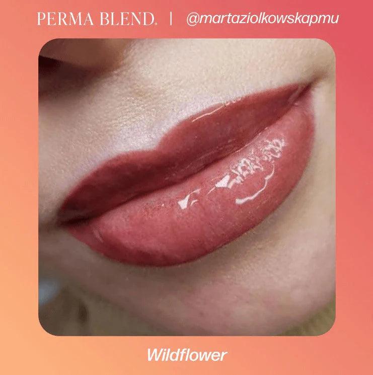 Lip Pigment – Perma Blend Lip Pigment Wildflower 15ml | Lip Blush Pigment, Lip Tattoo Ink, SPMU Lip Color, Semi Permanent Makeup Lip Shade