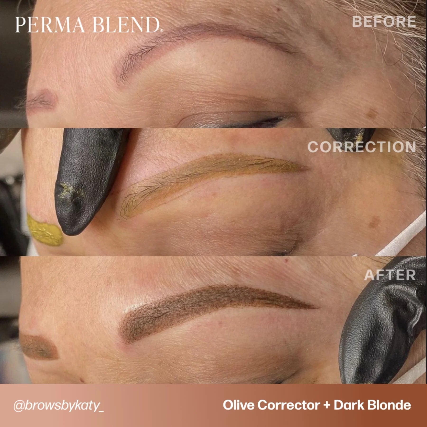 Pigment Corrector – Olive Corrector 15ml | Permanent Makeup SPMU Pigment Ink for Microblading, Ombré Brows & Powder Brows, Lip Pigments | Light Orange-Based Corrector Professional Pigment