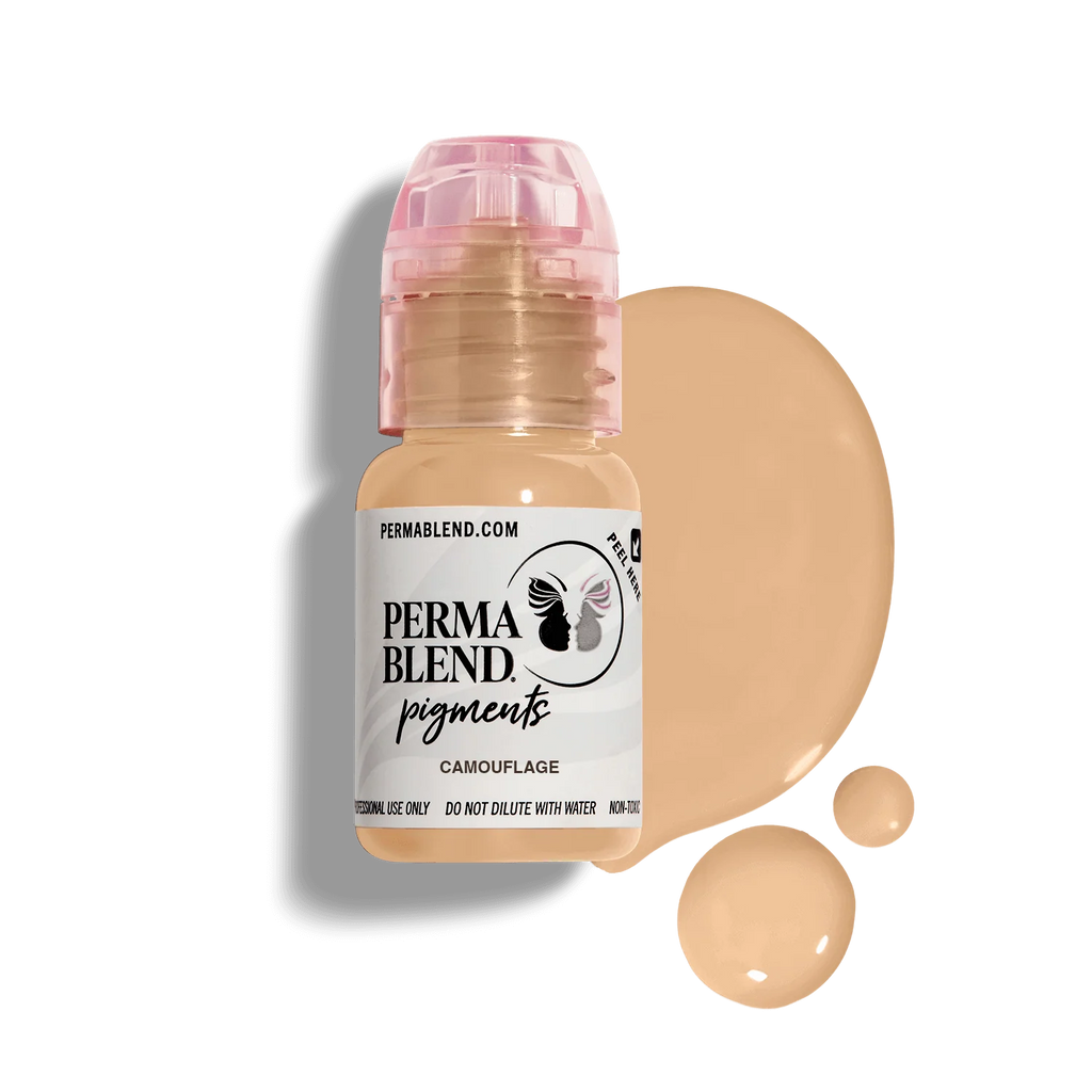 Areola & Scar Pigment Set – Perma Blend LUXE Camouflage 15ml Pigment Shades | Areola Shades, Scar Camouflage Pigment, Medical Tattoo Ink, SPMU Areola Tattoo Pigment, Skin Camouflage Makeup Correction, Vitiligo & Scar Neutralization Pigments