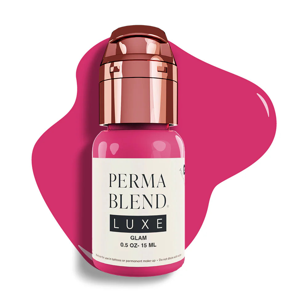 Lip Pigment – Perma Blend LUXE Lip Pigment Glam (Carla Ricciardone Enhance) 15ml | Lip Blush Pigment, Lip Tattoo Ink, SPMU Lip Color, Semi Permanent Makeup Lip Shade