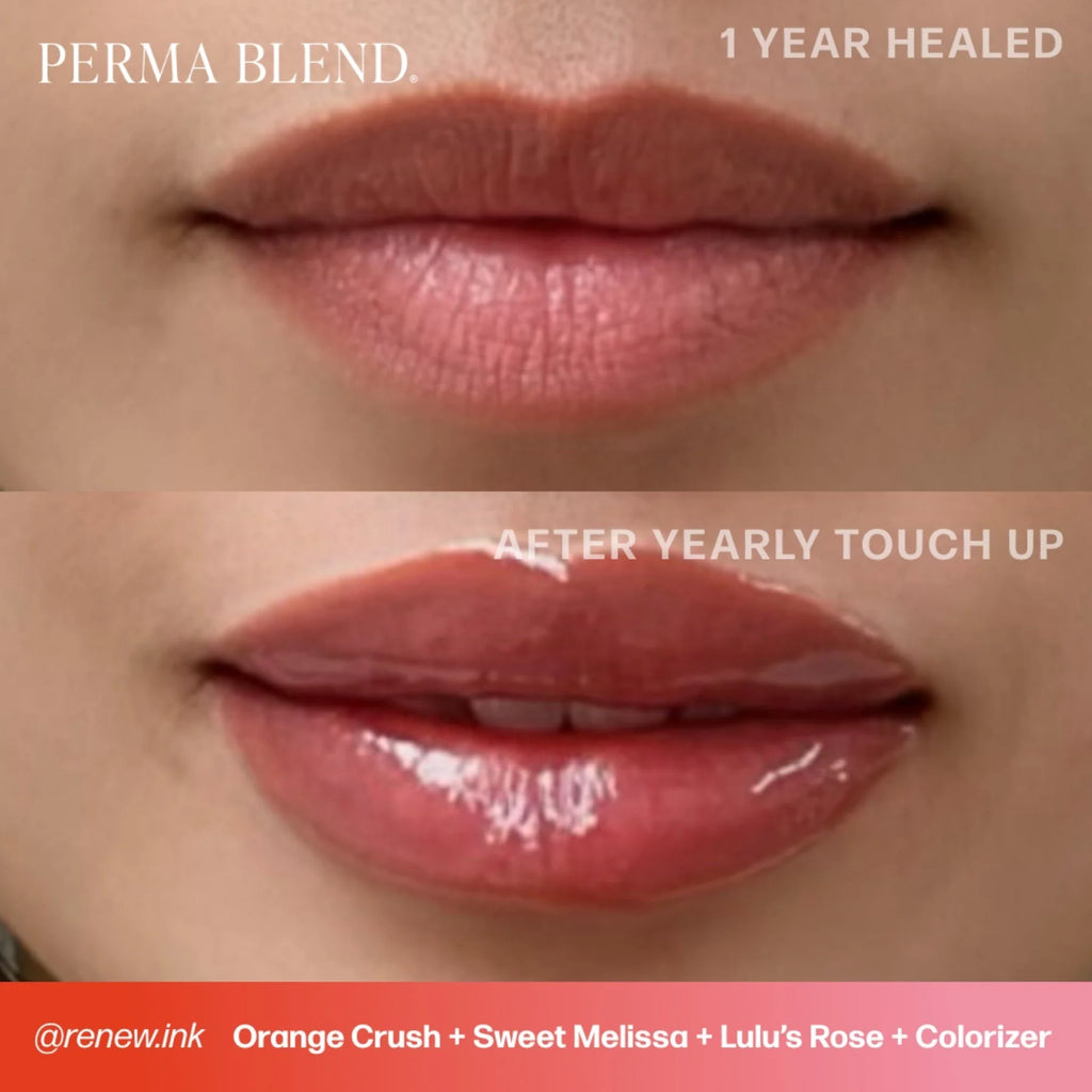 Lip Pigments – Perma Blend Lip Pigment Orange Crush 15ml | Perma Blend Professional PMU Lip Blush Pigment for Lip Neutralization, Lip Correction, Lip Tattoo & Semi Permanent Makeup Ink