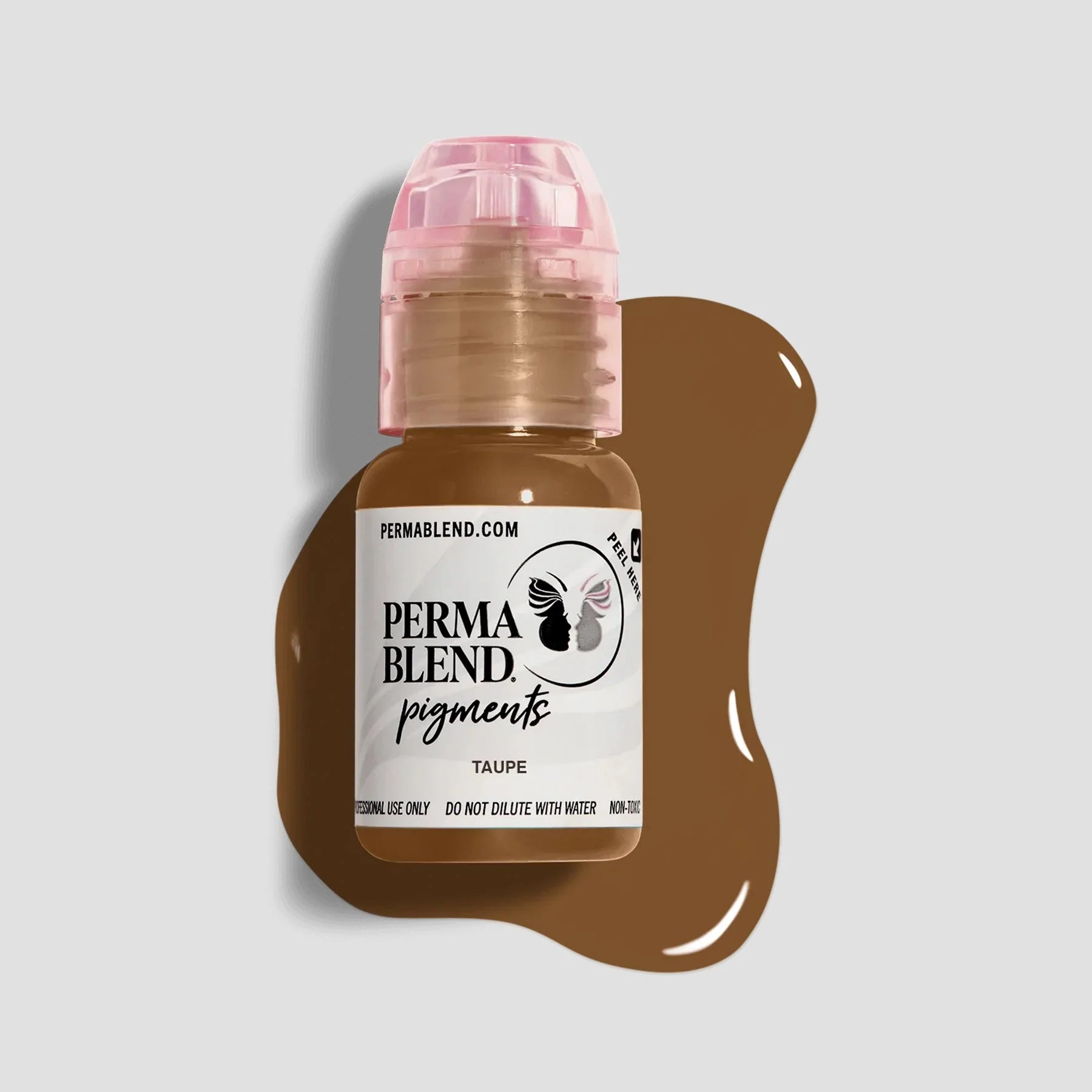 Eyebrow Pigment – Taupe 15ml Perma Blend | Permanent Makeup SPMU Eyebrow Ink for Microblading, Ombré Brows & Powder Brows | Cool Brown Professional Pigment