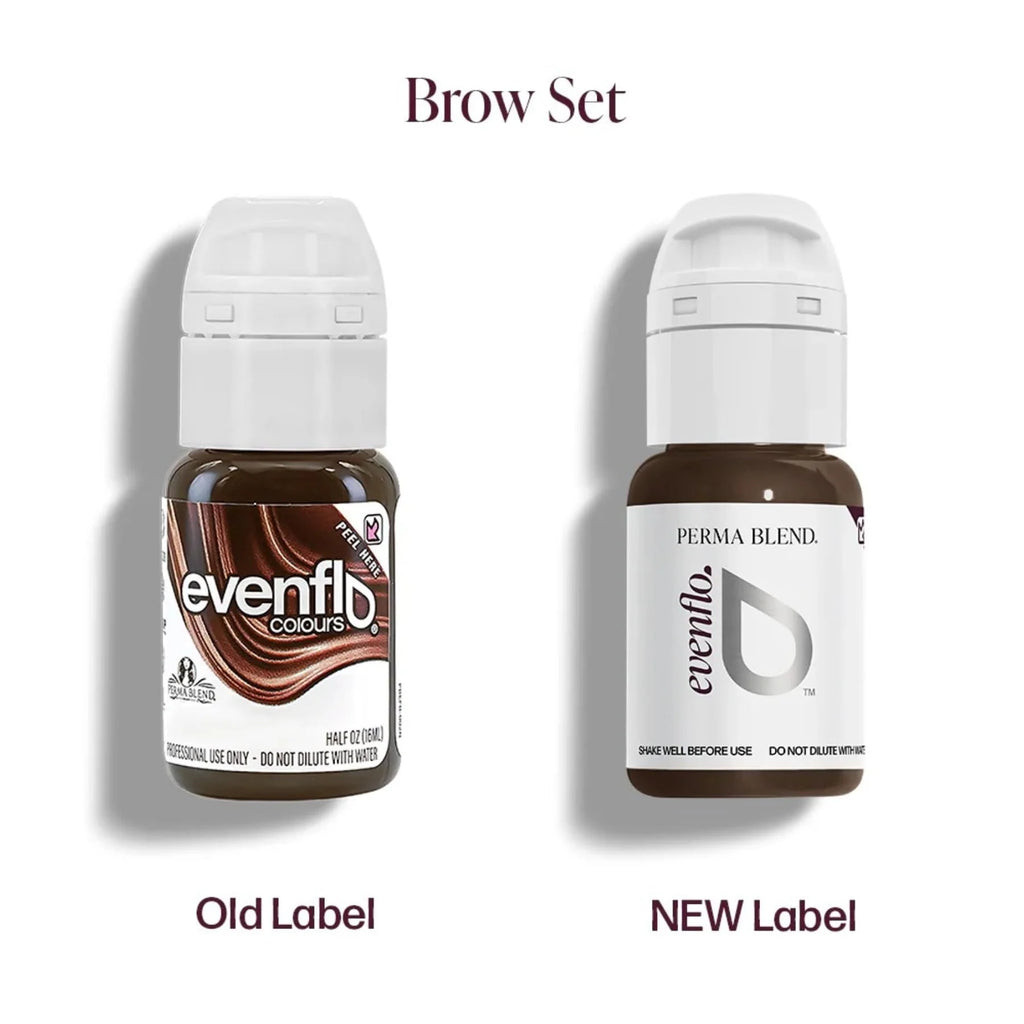Eyebrow Pigment - Almond 15ml – Evenflo Colours Permanent Makeup Brow Ink for Microblading, Ombré Brows, Powder Brows | Professional SPMU Eyebrow Pigment for Long-Lasting Natural Brown Results