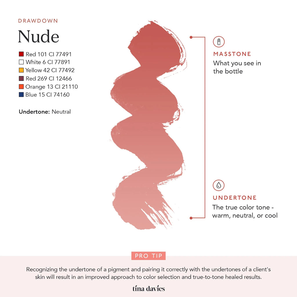 Lip Pigments – Envy Lip Pigments Nude 15ml | Tina Davies x Perma Blend Luxe Professional PMU Lip Blush Pigment for Lip Neutralization, Lip Correction & Lip Tattoo Ink