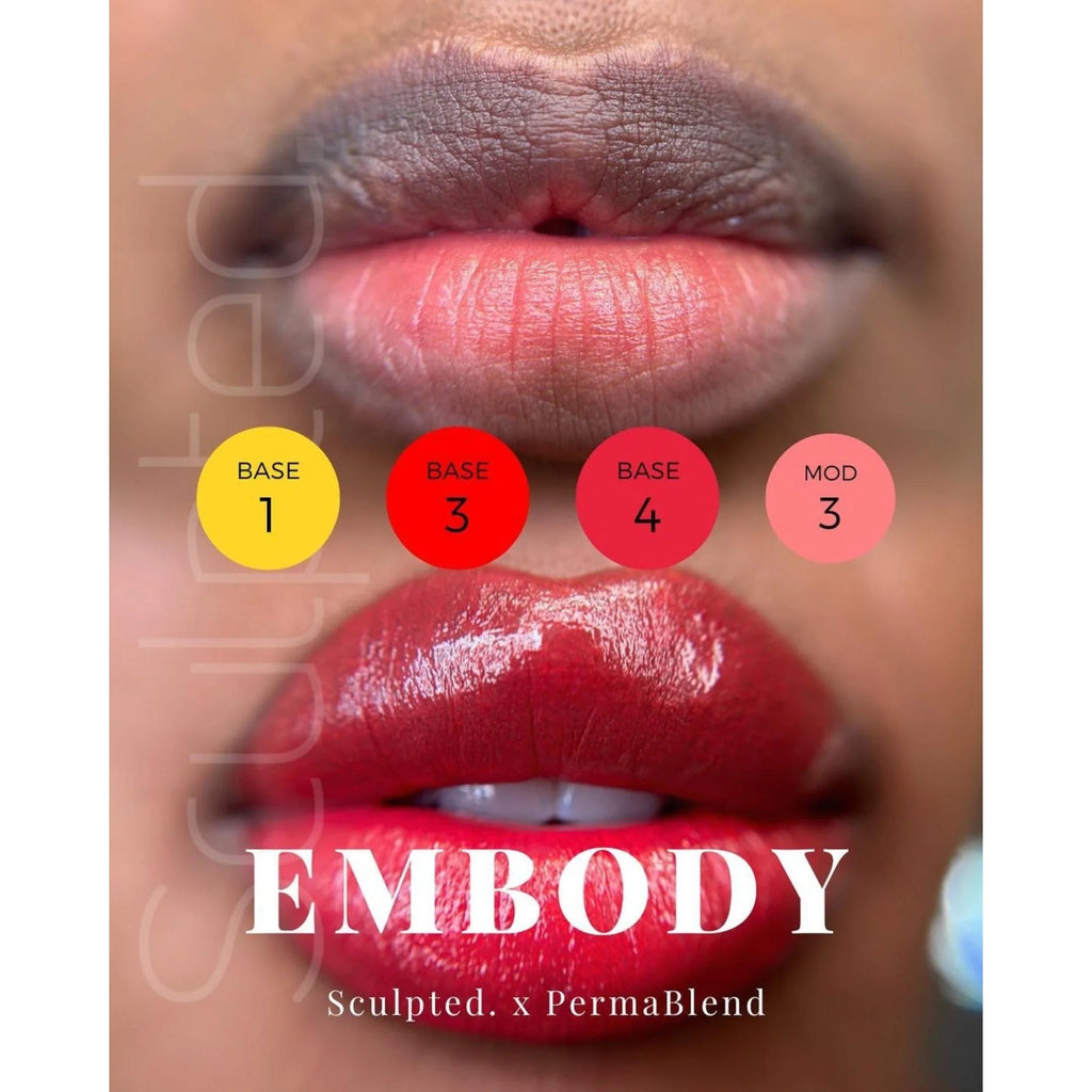 Lip Pigment – Perma Blend LUXE Embody MOD 1 15ml by Carla Ricciardone | Lip Shades Collection | PMU Lip Blush & Modern Neutral Lip Color