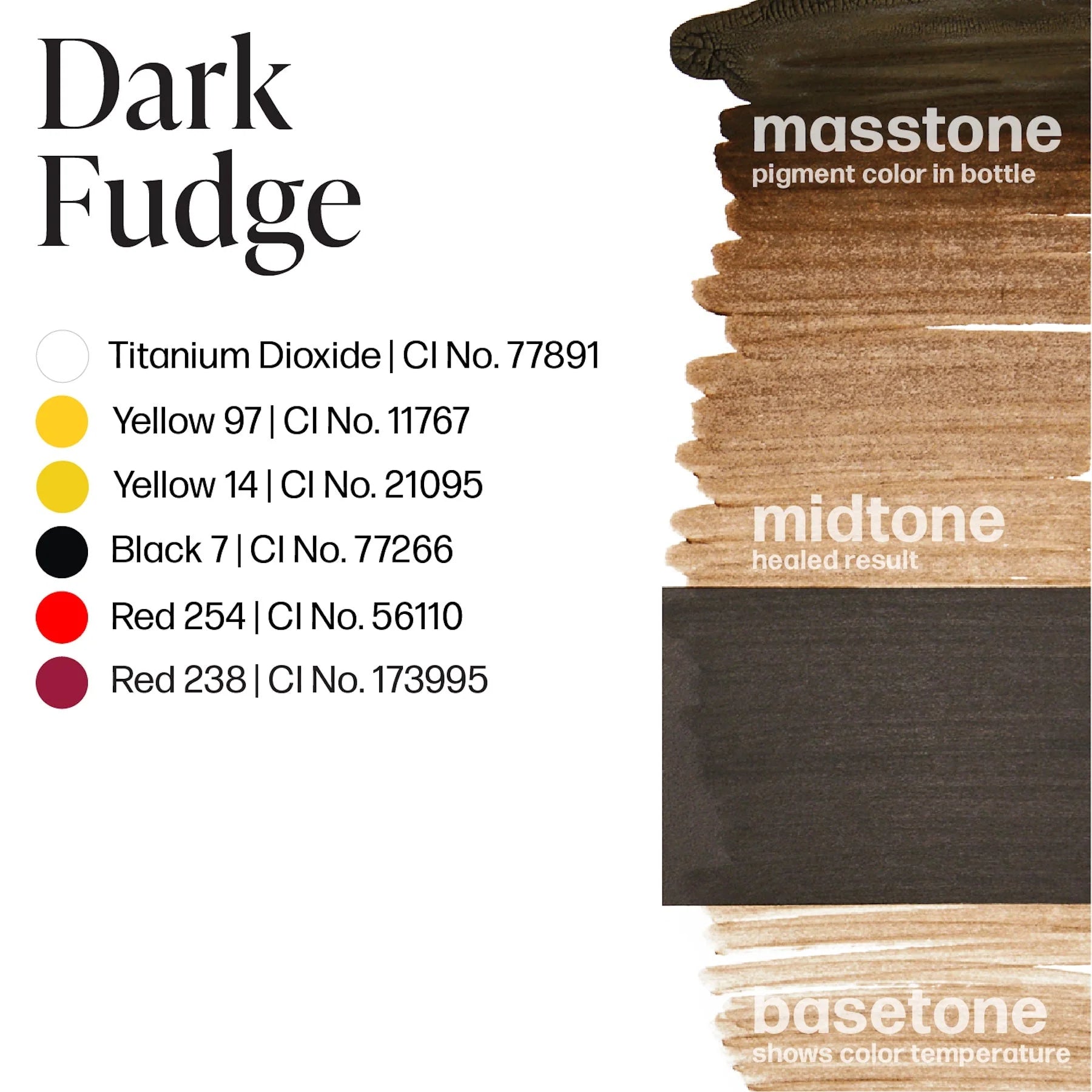 Eyebrow Pigment – Dark Fudge 15ml Perma Blend | Permanent Makeup SPMU Eyebrow Ink for Microblading, Ombré Brows & Powder Brows | Cool Brown Professional Pigment