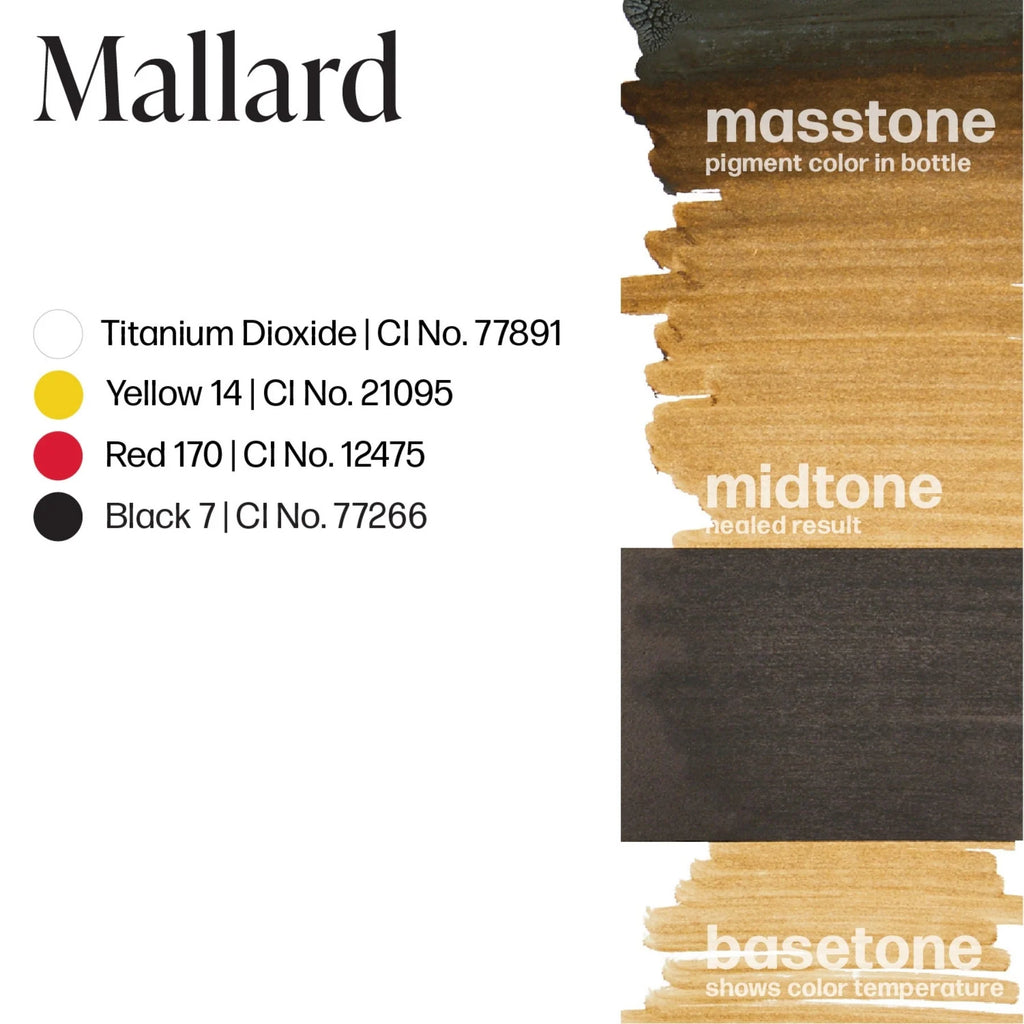 Eyebrow Pigment – Mallard 15ml Perma Blend | Permanent Makeup SPMU Eyebrow Ink for Microblading, Ombré Brows & Powder Brows | Cool Brown Professional Pigment